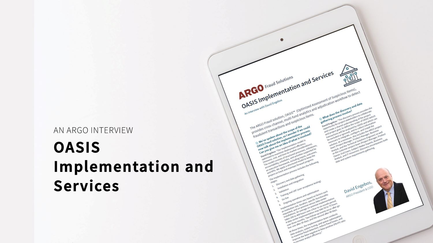 Interview Brief: OASIS Implementation and Services